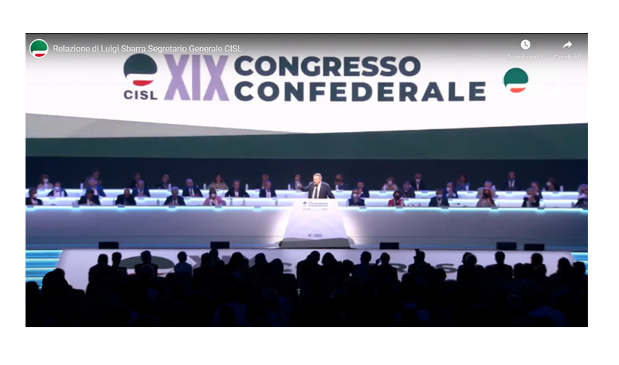 Congresso Cisl 25 maggio