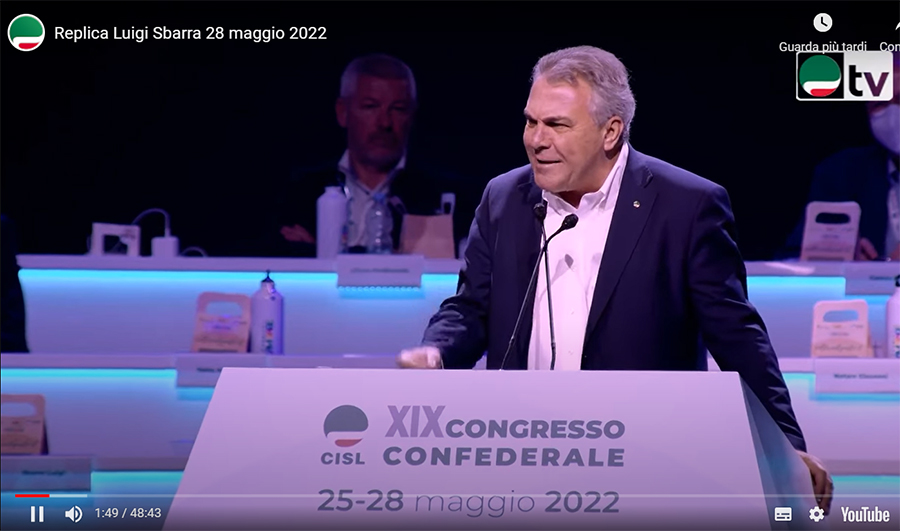 Sbarra 28 maggio 2022