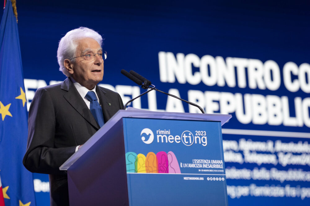 Mattarella al Meeting di Rimini