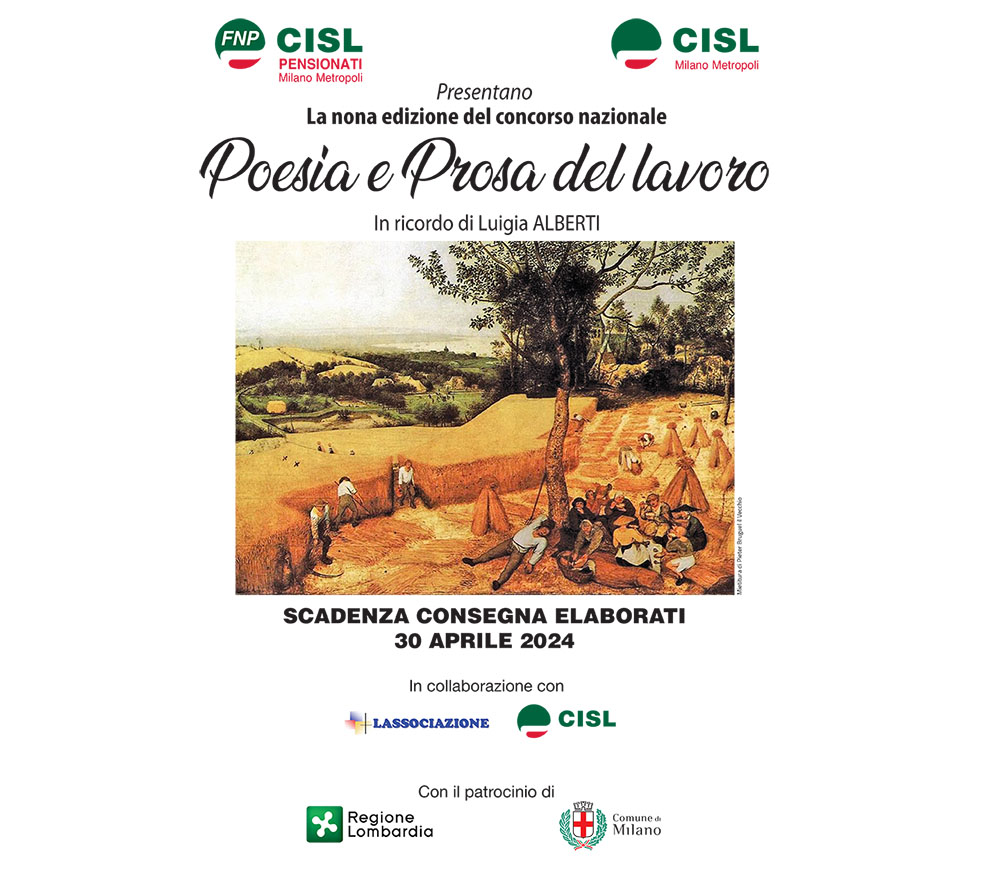 Concorso Poesia e prosa del lavoro